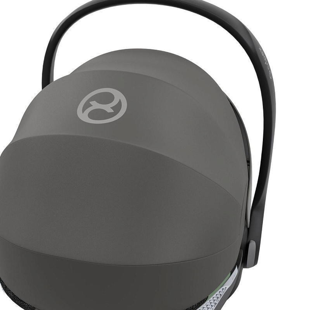 Коляска 3 в 1 Cybex Priam IV Matt Black complete и автокресло Cloud T i-Size Mirage Grey Off White