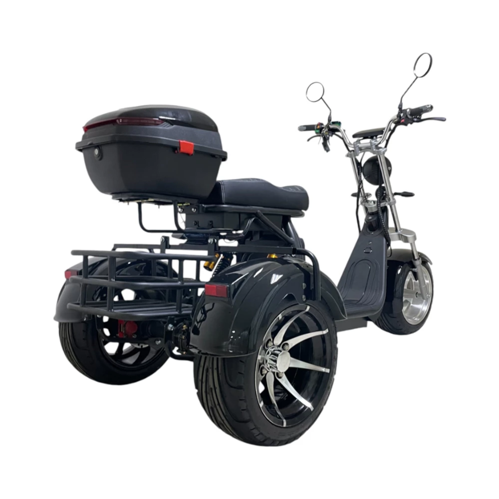 Электроскутер CITYCOCO X12 TRIKE Черный глянец