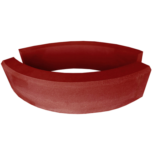 Бордюр тротуарный радиусный вибропрессованный 930.200.80 Наружный красный