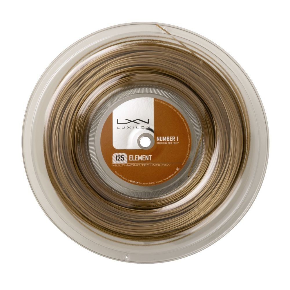 Струны для тенниса LUXILON ELEMENT BRONZE В нарезке (1 натяжка) 11 м