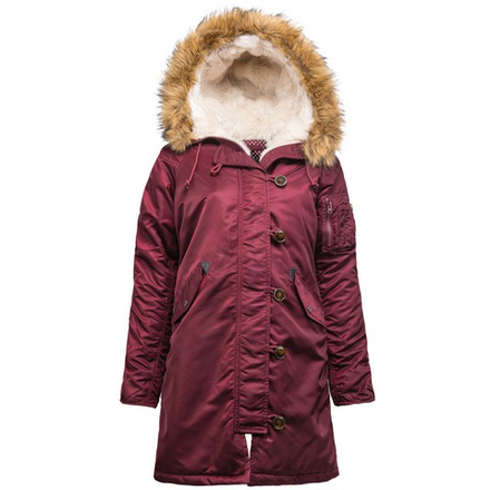 Куртка Аляска Женская - Elyse Parka 2015 (бордовая - maroon)