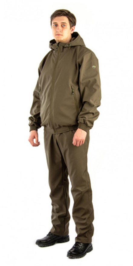 Осенний костюм для охоты и рыбалки «Барс NEW» (полофлис, хаки) КВЕСТ