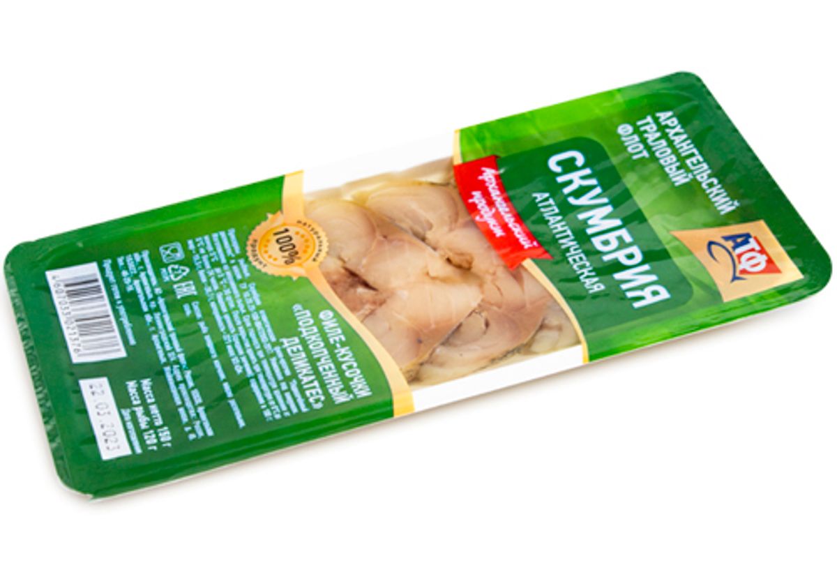 Скумбрия  филе-кусочки подкопченые АТФ, 150г