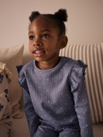 Пижама для девочки Next AC0-781, 3 шт., Молочный, Синий