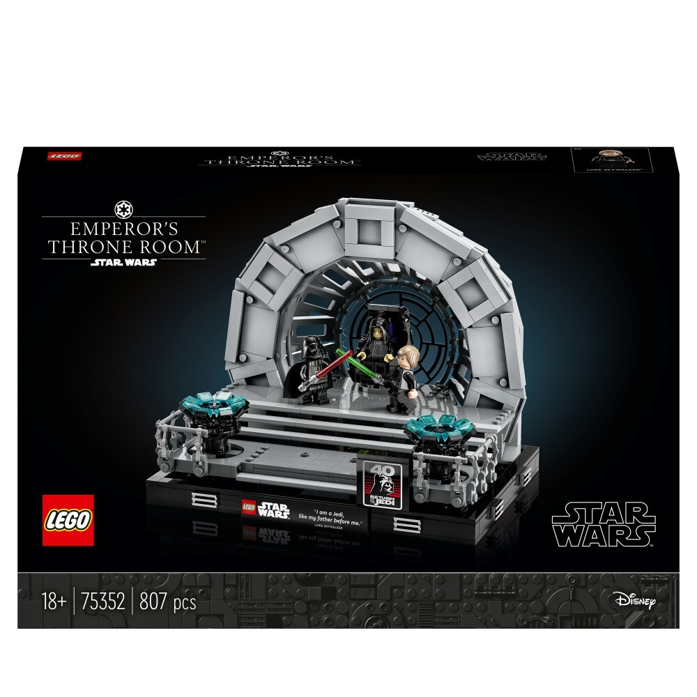 LEGO Star Wars — Диорама: Тронный зал Императора 75352 / артикул   75352  / GTIN 5702017421360