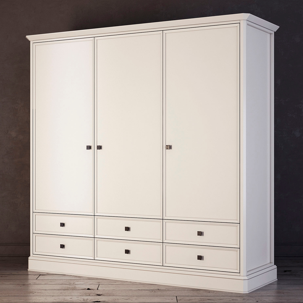 Шкаф трехстворчатый с ящиками Ellington