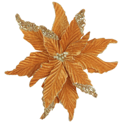 Пуасентия на клипсе 24х28см House of Seasons золото