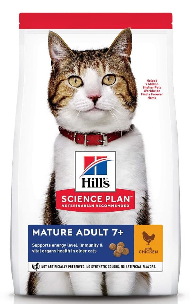 Hill's SP Active Longevity 300г сухой корм для кошек старше 7 лет с курицей