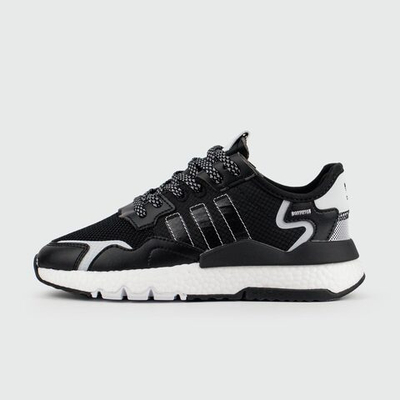 Кроссовки Adidas Nite Jogger Black / White Wmns