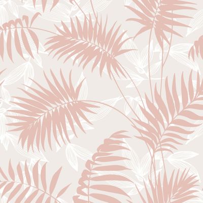 Pink Floral or Tropical Print