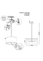 Светильник подвесной Moderli V11511-3P Gingko