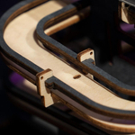 Марбл-трасса ночной город LGA01 от ROKR - Деревянный конструктор, сборная механическая модель, 3D пазл, трасса для шариков