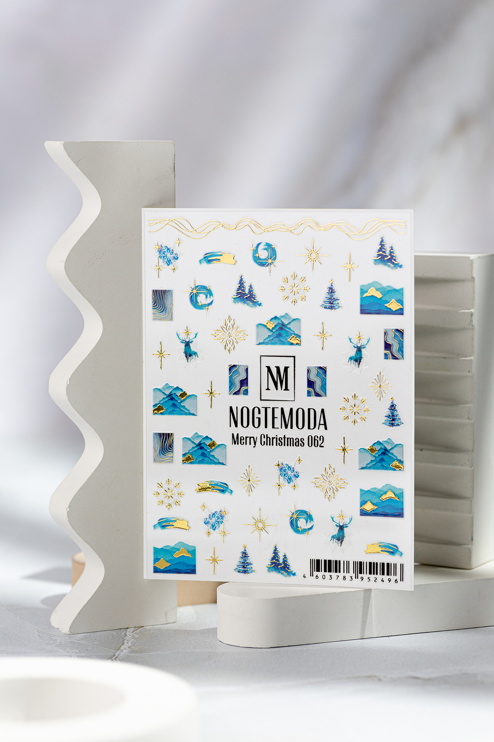 Nogtemoda Наклейки для ногтей Merry Christmas 062