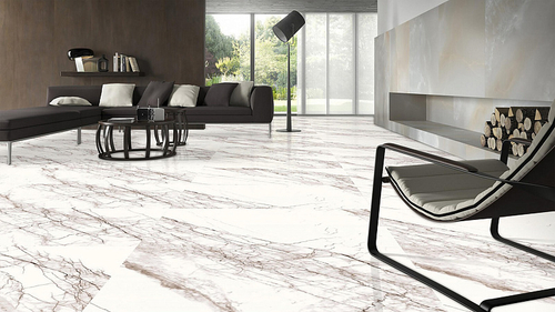 Плитка керамогранитная AZARIO MILAN WHITE 60х120 Carving (P4010821120C)