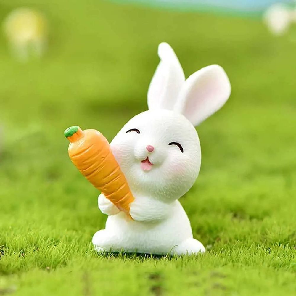 Фигурка &quot;Кролик с морковкой&quot;