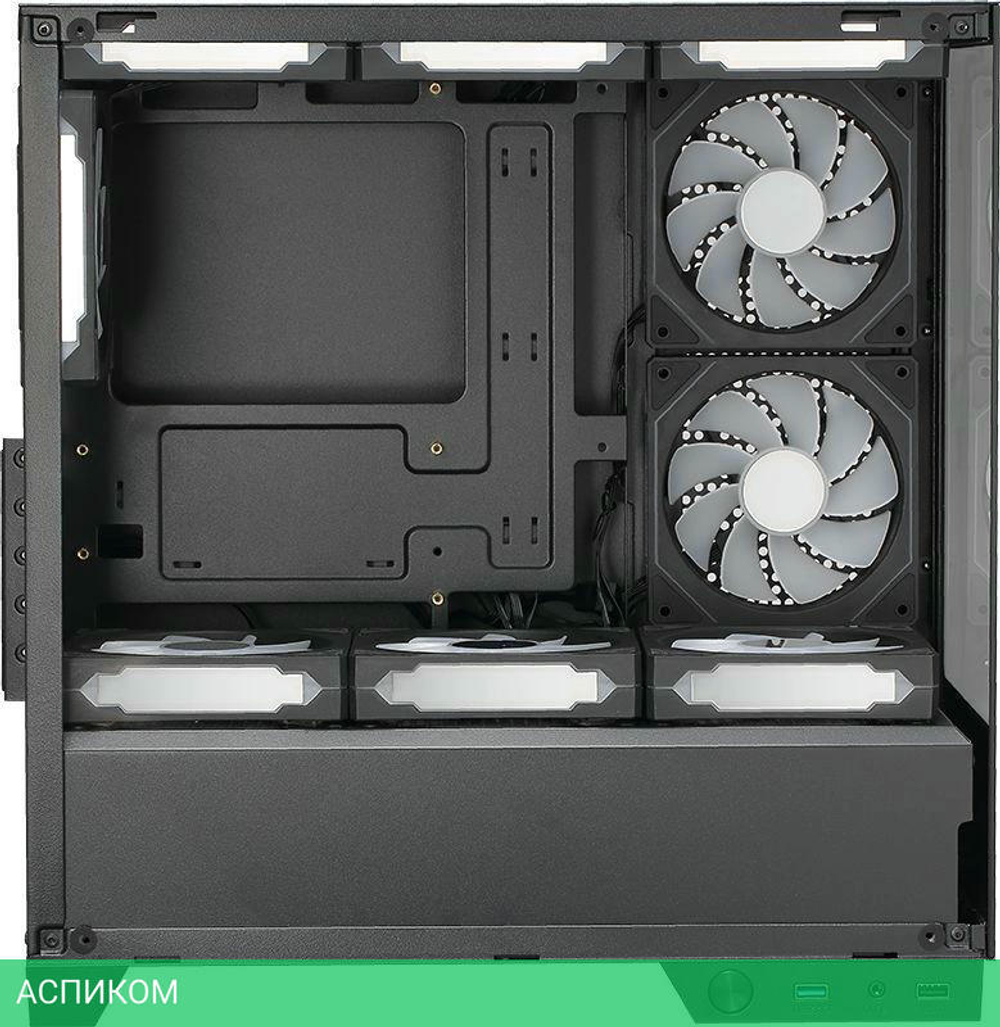 Корпус Formula Cristal Z1M черный без БП