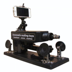 Секс-машина Machina Gun черная с дистанционным управлением для селфи