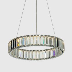 Citilux Чезаре CL338141 LED Люстра хрустальная с пультом Хром