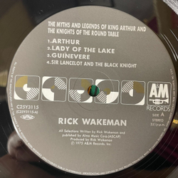 Винтажная виниловая пластинка LP Rick Wakeman The Myths And Legends Of King Arthur And The Knights Of The Round Table (Japan 1986) (Obi)