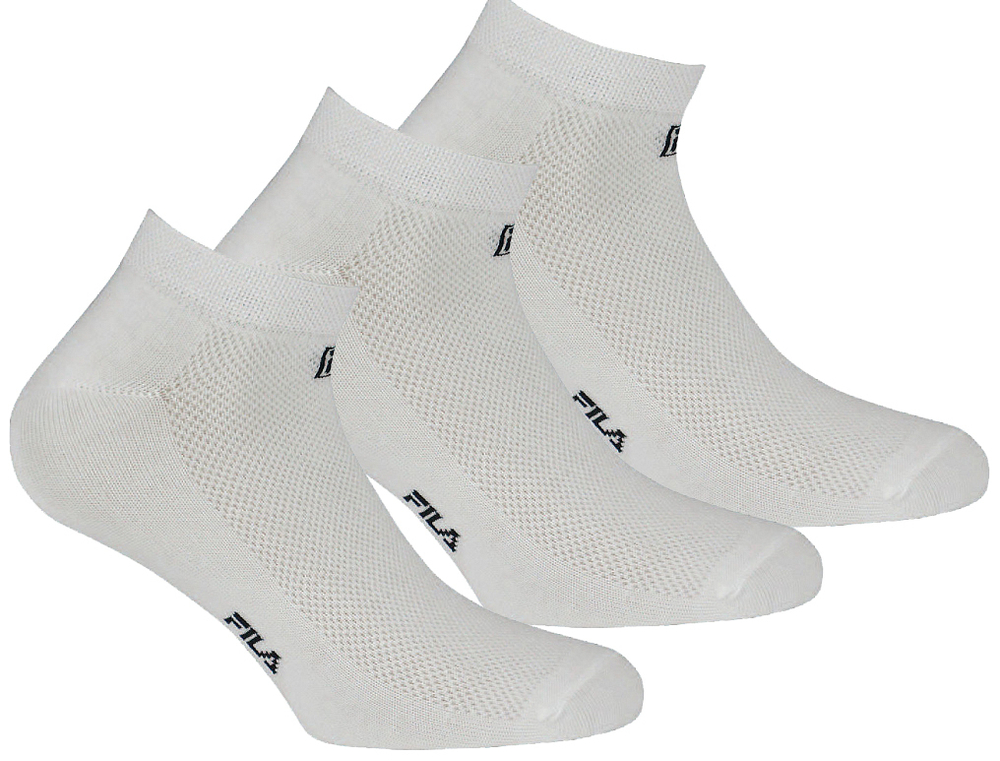 Теннисные носки Fila Calza Invisible Socks 3P - белый