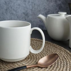 Кружка 300 мл белая d 8,3 см h8,5 см Simply   Stackable Noble [6]