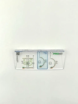 Шаблон для разметки отверстий замков и ручек