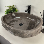 Раковина из мрамора Erozy Grey EM-65031 64*50*15 0890