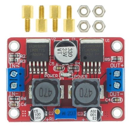 DC-DC повышающий/понижающий преобразователь напряжения LM2577S/LM2596S (DC 3.5–28В DC 1.25–26В) 3А