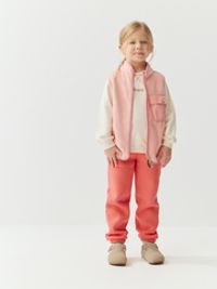 Жилет флисовый "Розовый меланж"