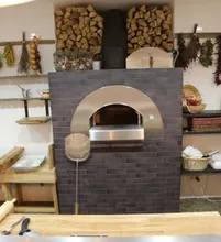 Печь для пиццы на газе и дровах Alfa Pizza Quick Pro Gas (7 пицц)