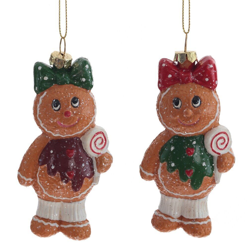 GAEM Украшение новогоднее "Пряник", L5,5 W3,5 H12 см, 2в.