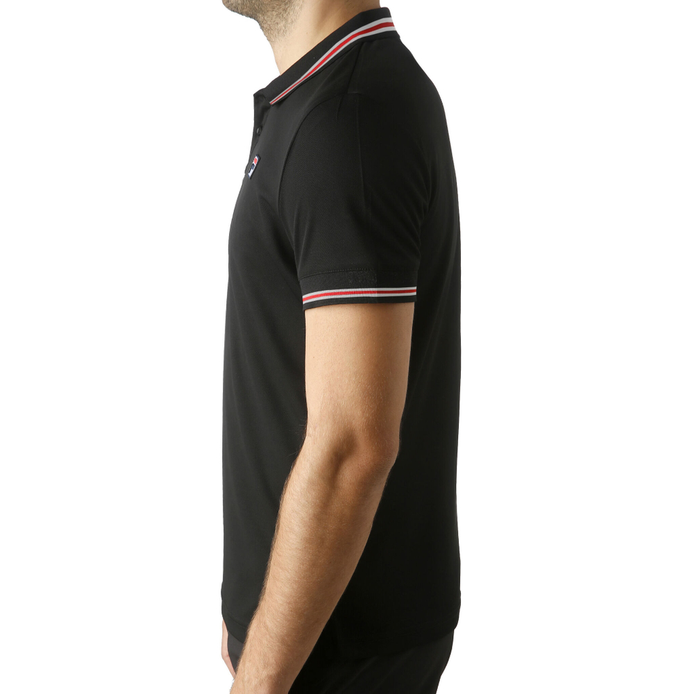 Мужское теннисное поло Fila Piro Polo Men - Black, Red