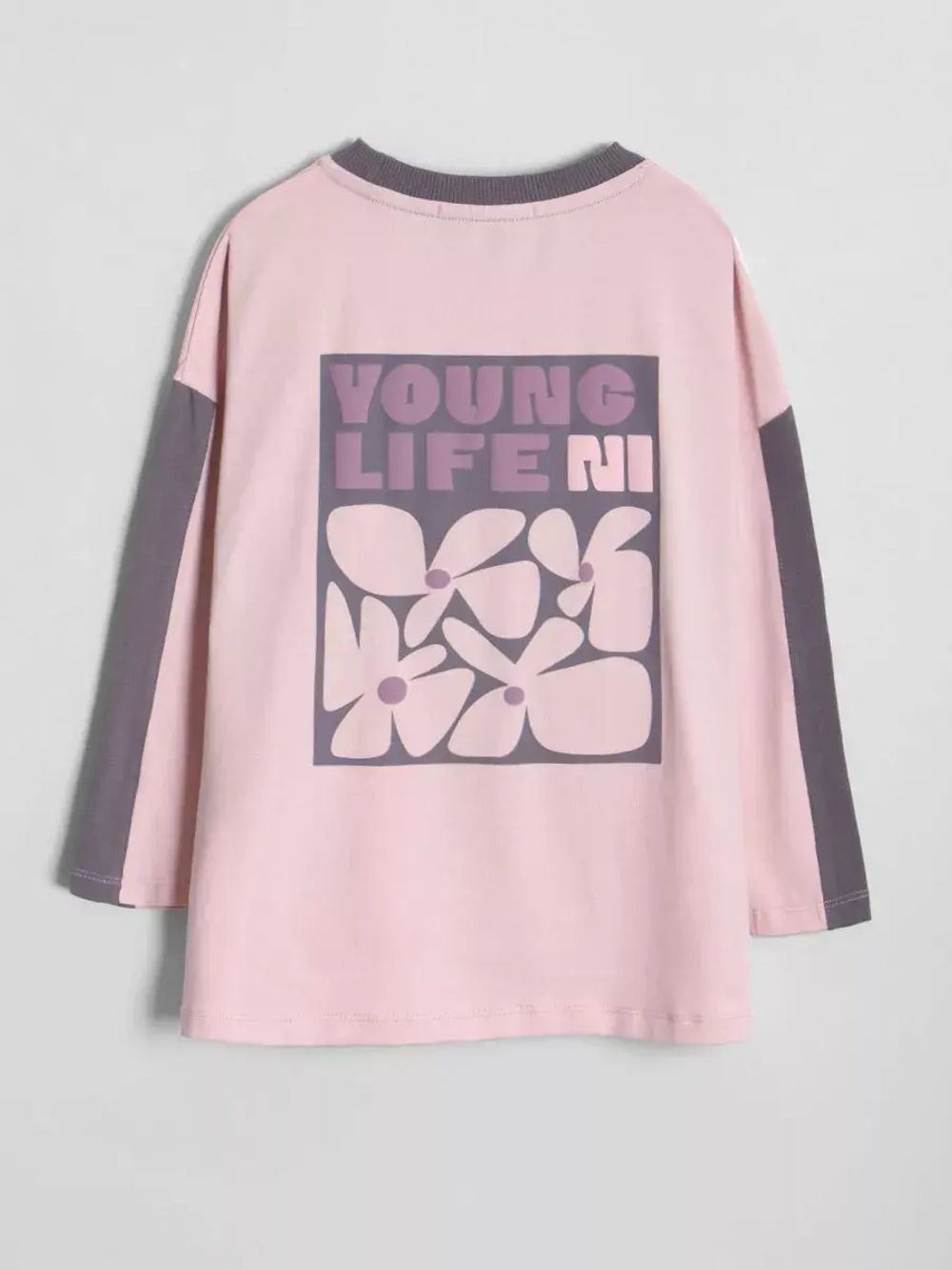 Лонгслив оверсайз для девочки