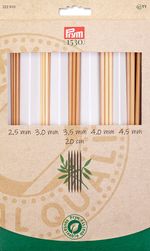 Prym Набор чулочных спиц длиной 20см, бамбук