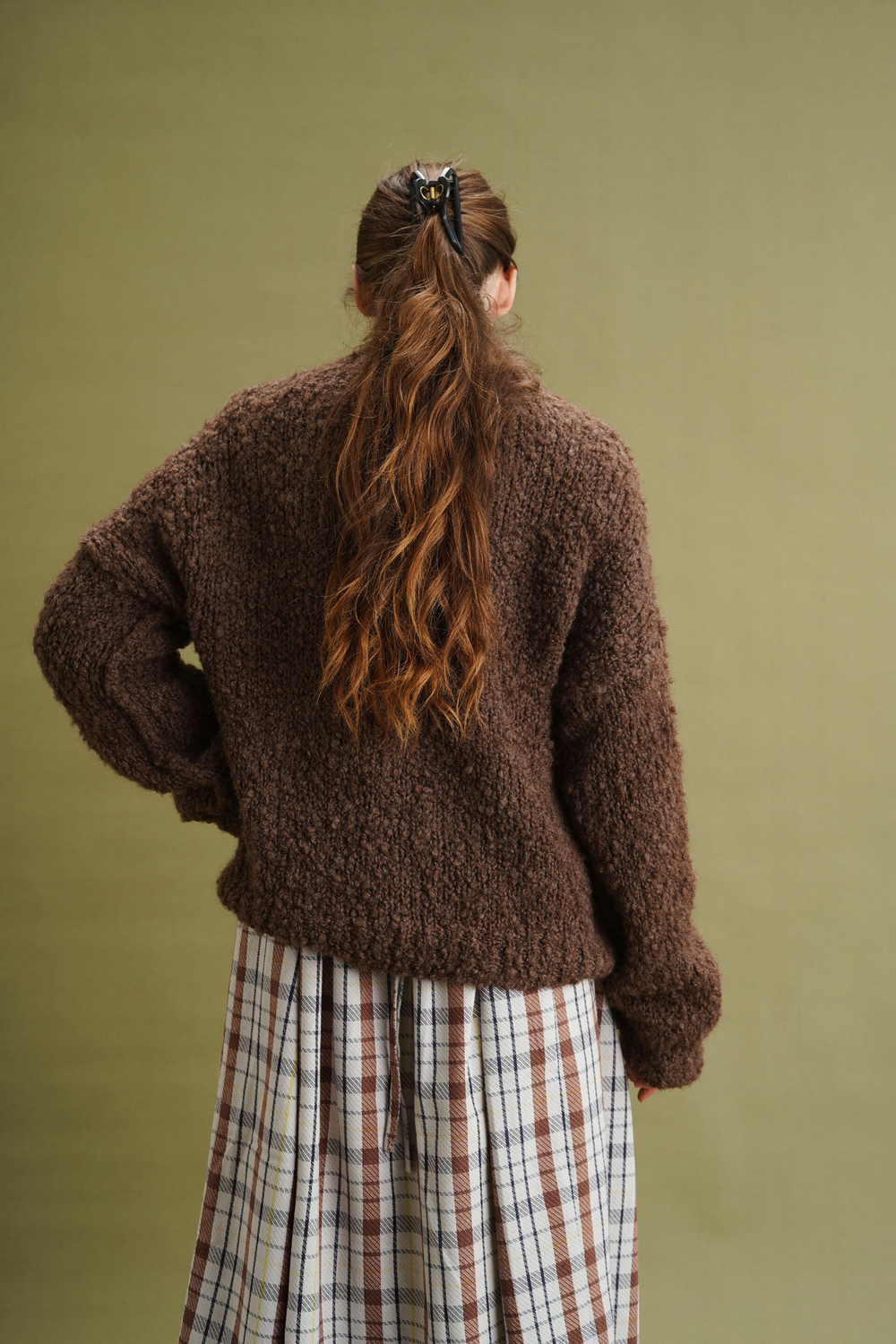 Свитер "Тедди" шоколадного цвета