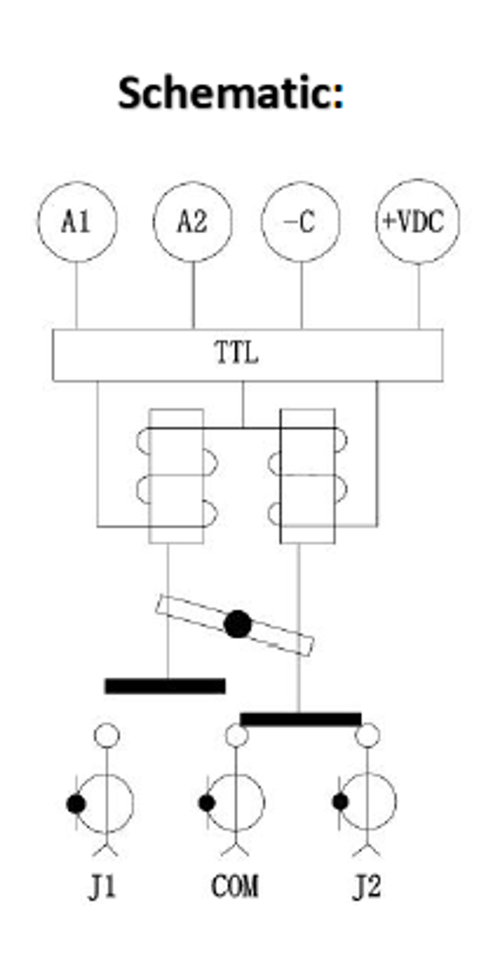 CS24T40, Коаксиальный переключатель, SPDT