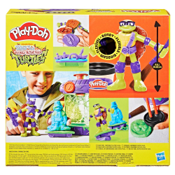 Play-Doh - Пластилин ВОИНСКИЕ ЧЕРЕПАШКИ НИНДЗЯ 113 г + аксессуары G0557
