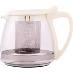 Чайник заварочный стекл 0,7л с фильтром беж TM Appetite