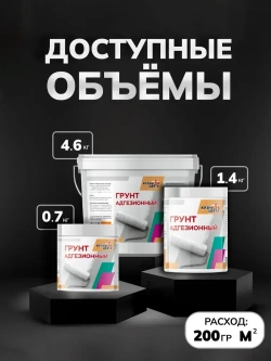 Грунтовка белая для мебели, дерева, жидких обоев 1,4кг