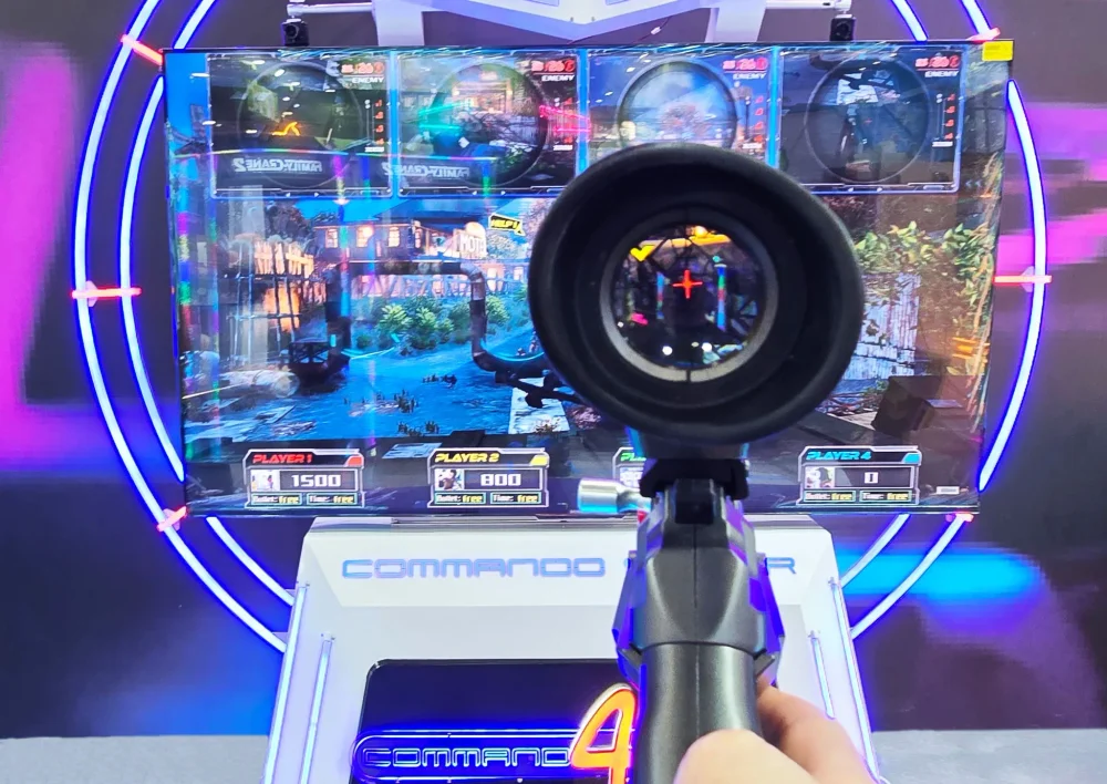 Игровой автомат видео стрелялка для 4-х игроков «Sniper»