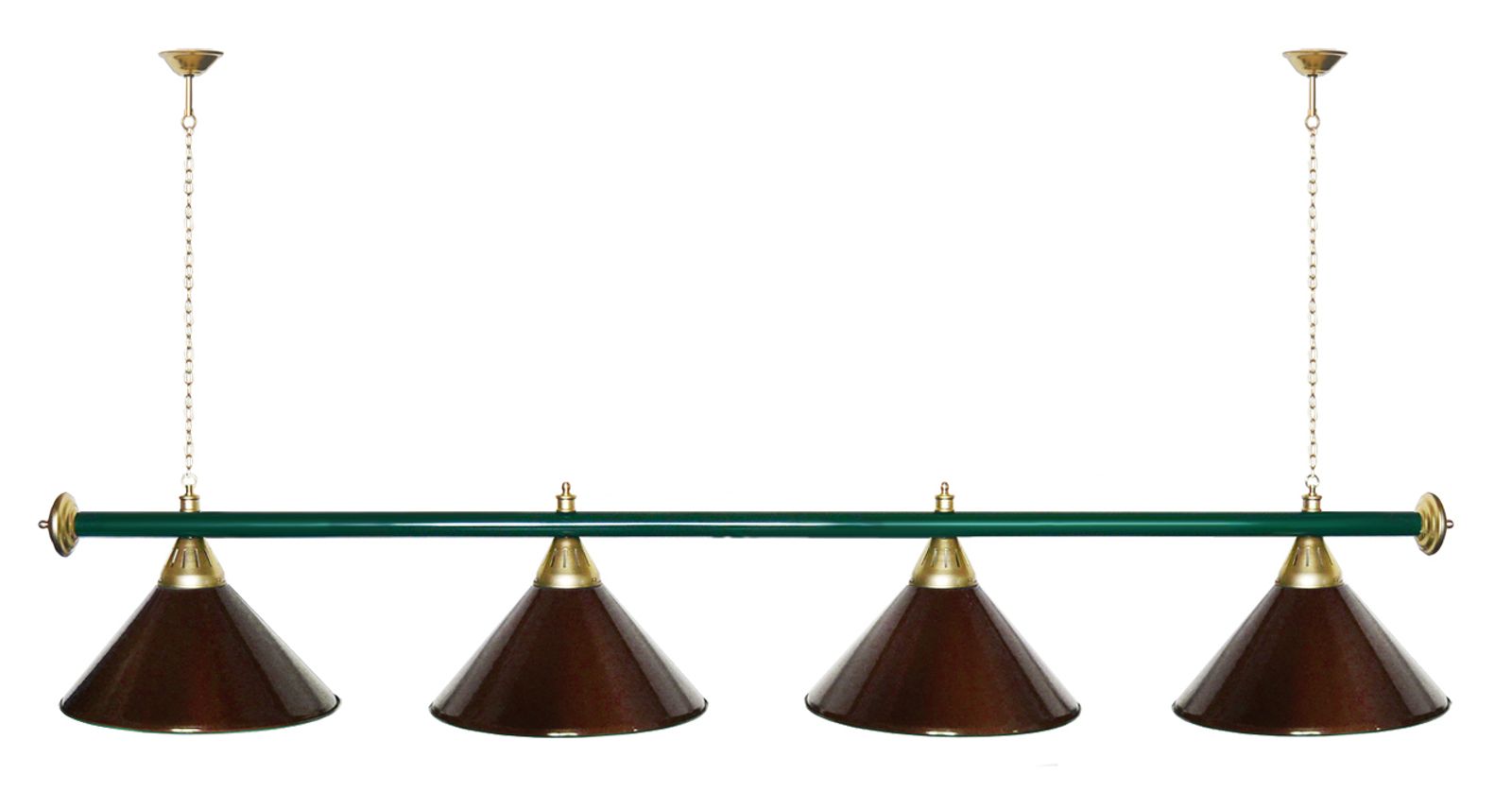 Лампа STARTBILLIARDS 4 пл. (плафоны золотые,штанга золотая,фурнитура золото) фото №34