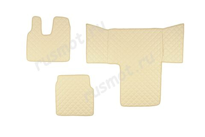 Коврики стеганые из искусственной кожи 54 MAN TGA (узкая кабина) TGS TGL механика (Польша)