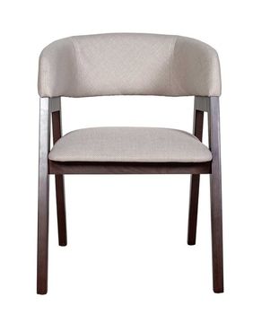 Стул P-01, массив бука, темный орех, Florida Cream