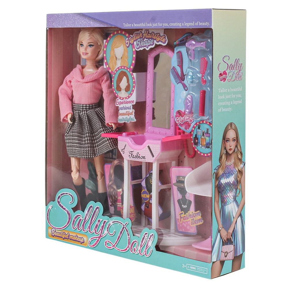 Кукла тип модель, с аксесс. коробка 68114-1