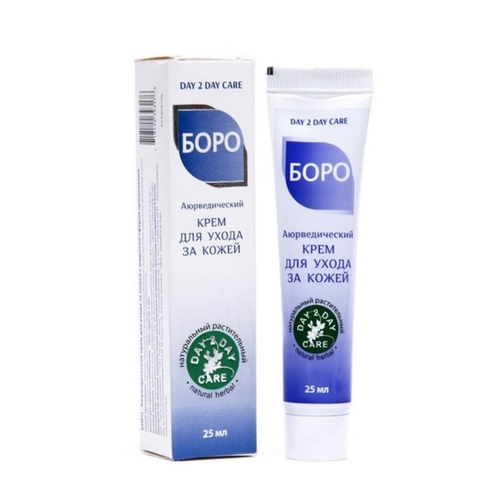 "БОРО" Аюрведический Крем д/ухода за кожей с Широкой сферой применения 25мл (синий)