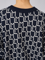 Джемпер оверсайз с логотипом "ML"