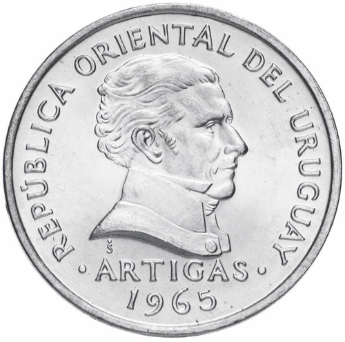 50 сентесимо. Уругвай. 1965 год. UNC