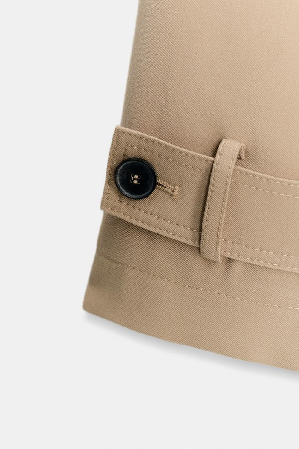 ZARA ТРЕНЧ ТРАНСФОРМЕР С ПОЯСОМ, СВЕТЛЫЙ ЖЕЛТО-КОРИЧНЕВЫЙ