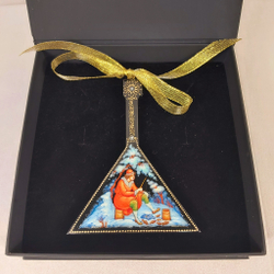 Сувенир "Балалайка" с росписью Палех в подарочной коробке