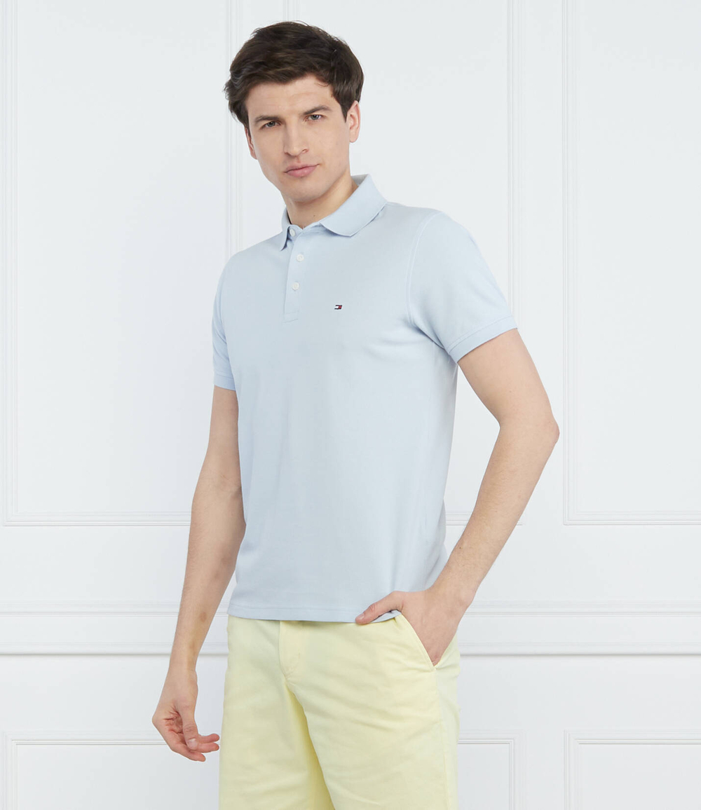 Поло 1985 Tommy Hilfiger - голубой(MW0MW17771)